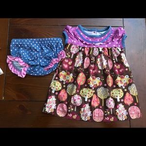 Matilda Jane dress with bloomers